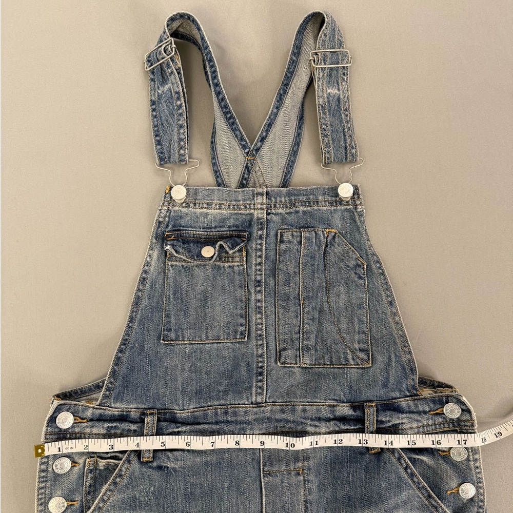 Anthropologie Denim Overalls Pilcro Jean Overalls The Lex Distressed Size 29 NWT - Picture 12 of 16